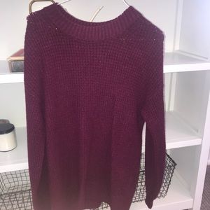 American Eagle Magenta Sweater